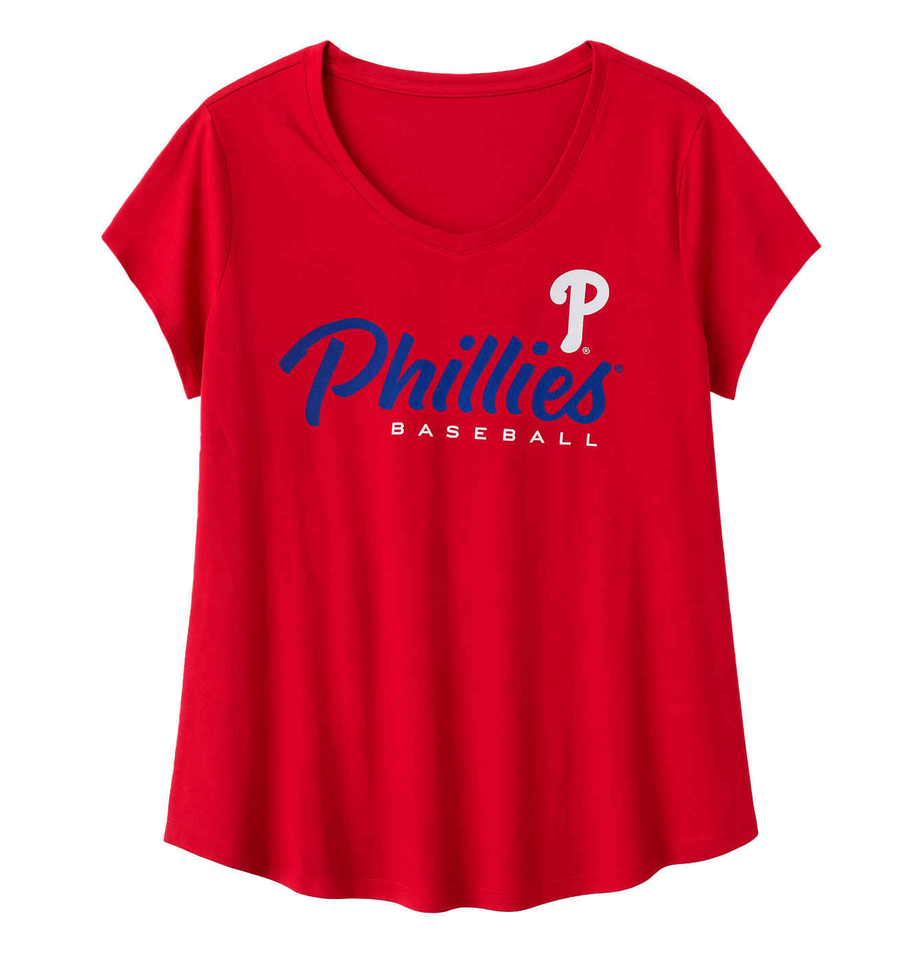 WOMENS FANATICS PHILLIES MLB T-SHIRT RED - HMLBKK0SS-PH
