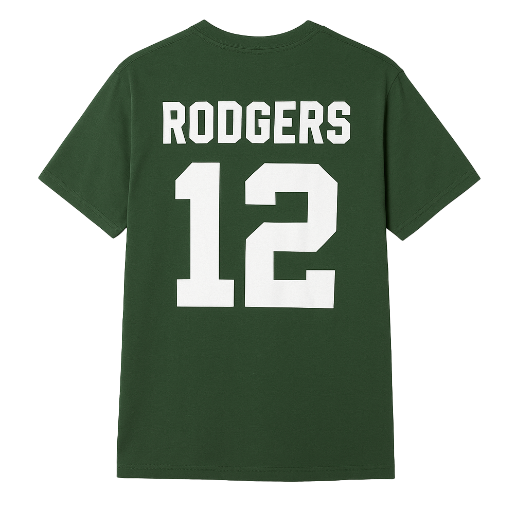 FANATICS GREEN BAY PACKERS ROGERS T-SHIRT DK GREEN - NFLOGOPLYJCR