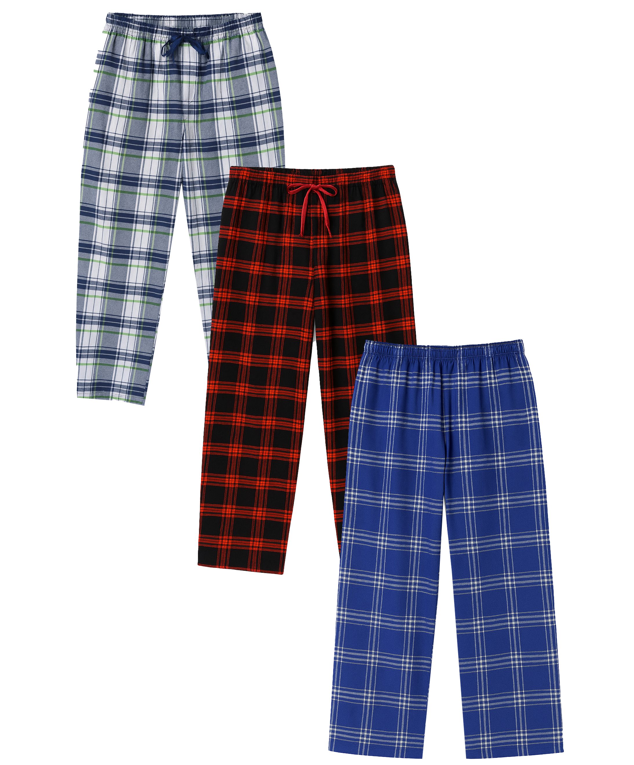 ASSORTED MEN'S PLAID PAJAMA PANTS ASST - BLNKPNT
