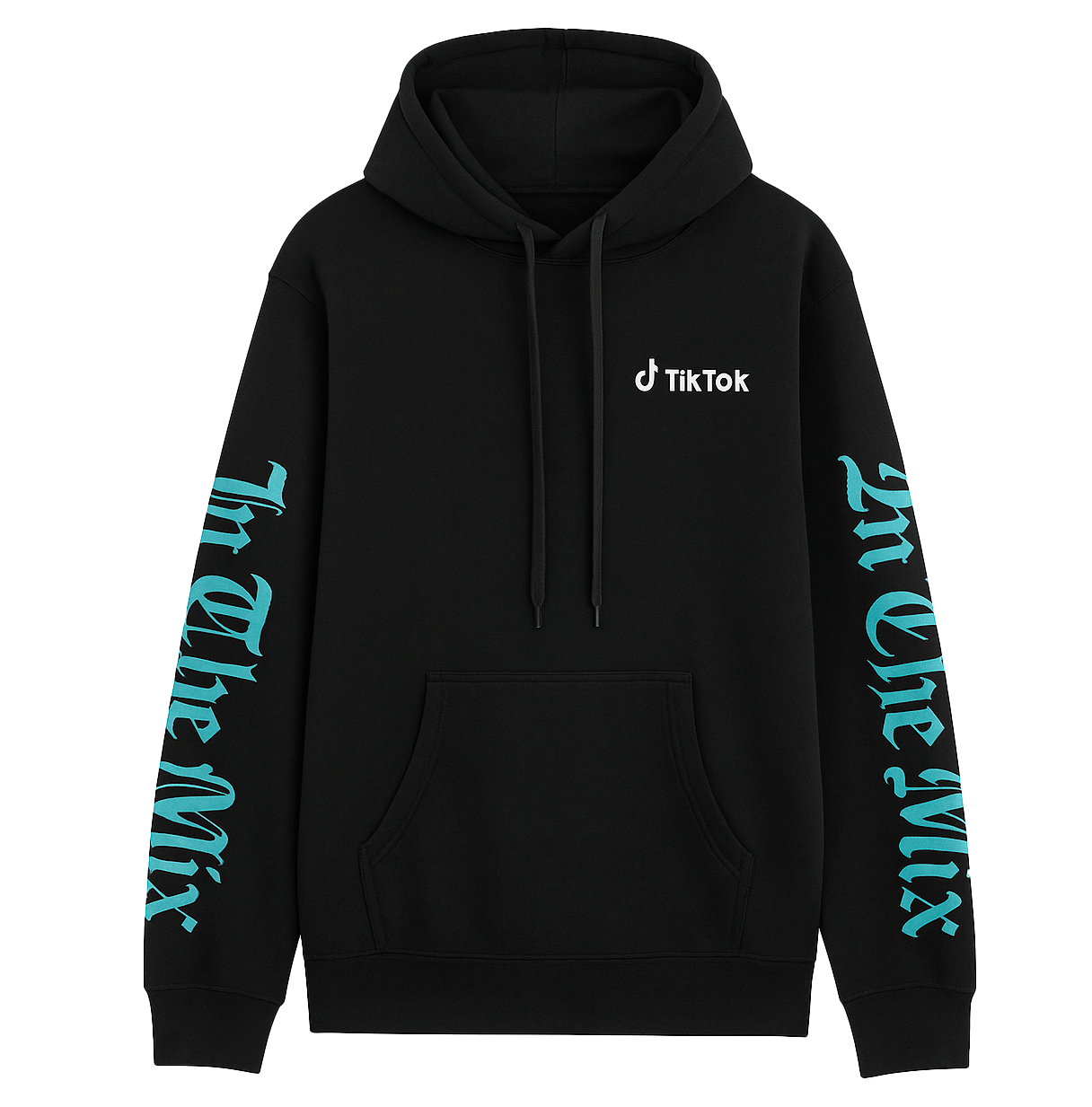 LICENSED TIK TOK HOODIE SWEATSHIRT BLACK IN THE MIX