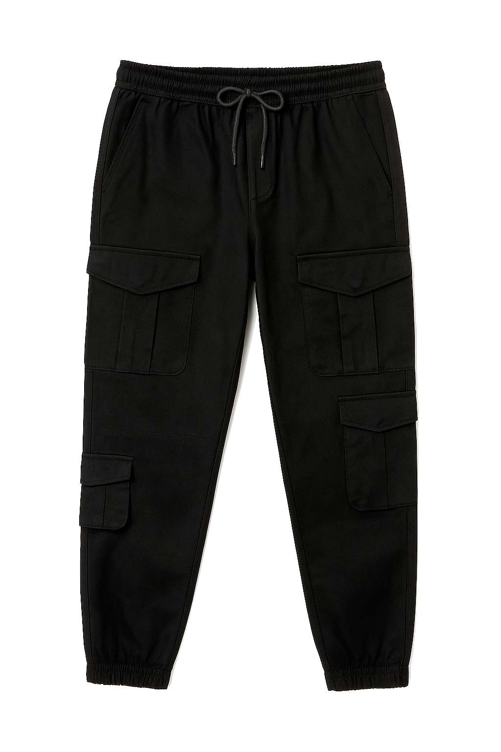 RUE 21 TWILL CARGO JOGGER PANTS BLACK - 541-453