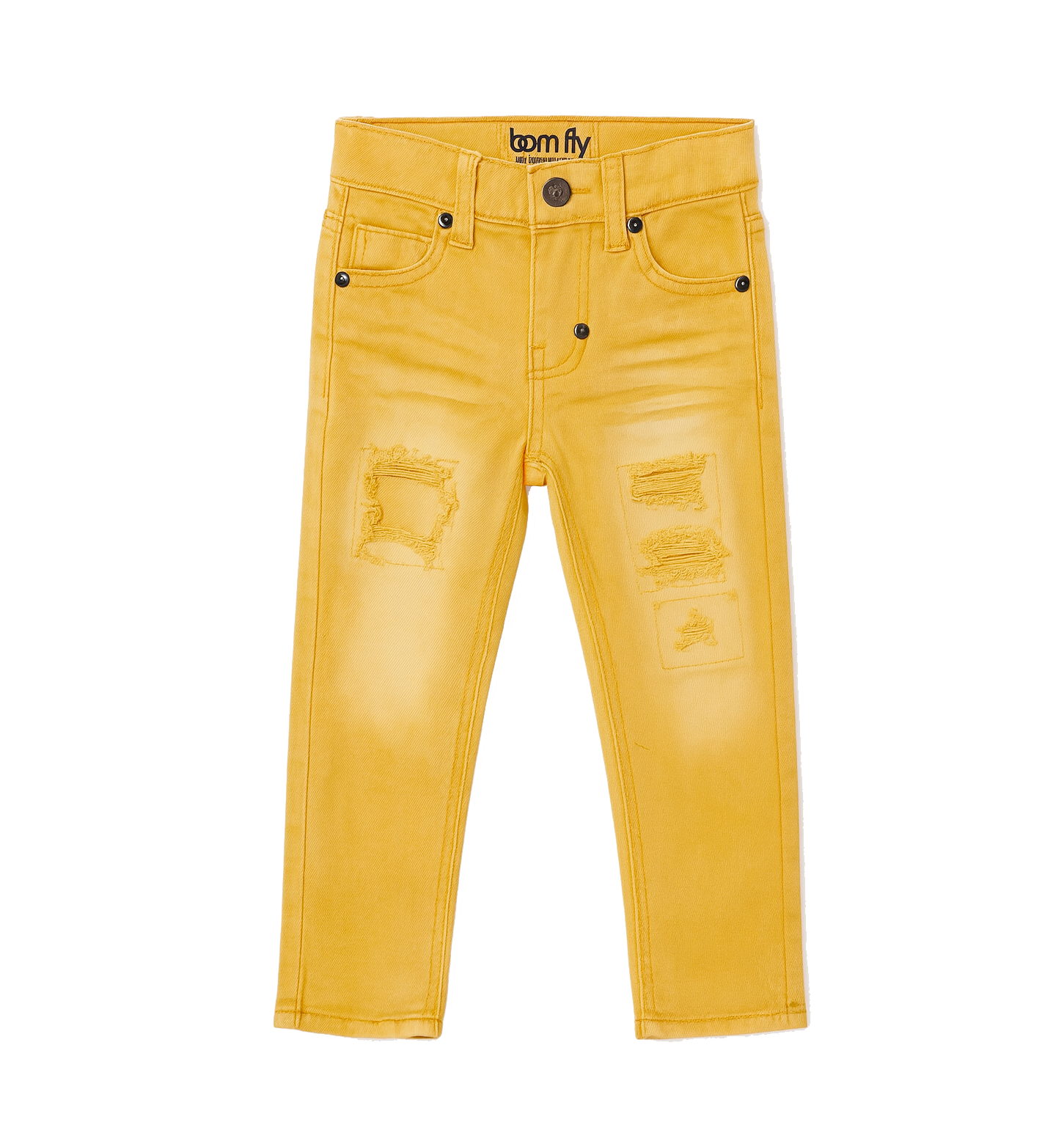 TODDLER BORN FLY DENIM JEANS GOLD - B02D2331