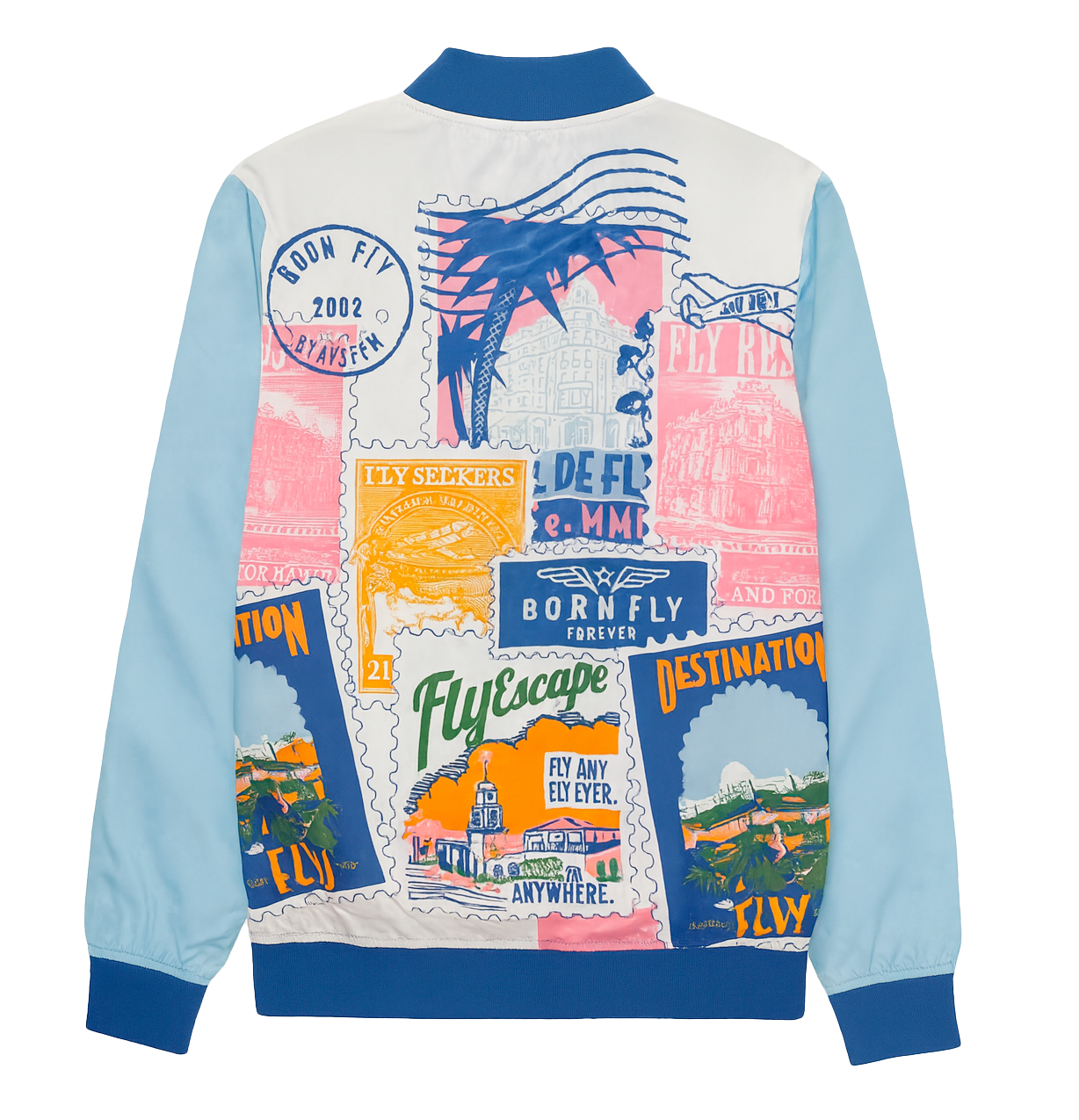 YOUTH BORN FLY TRACK JACKET WHITE - B04O3133