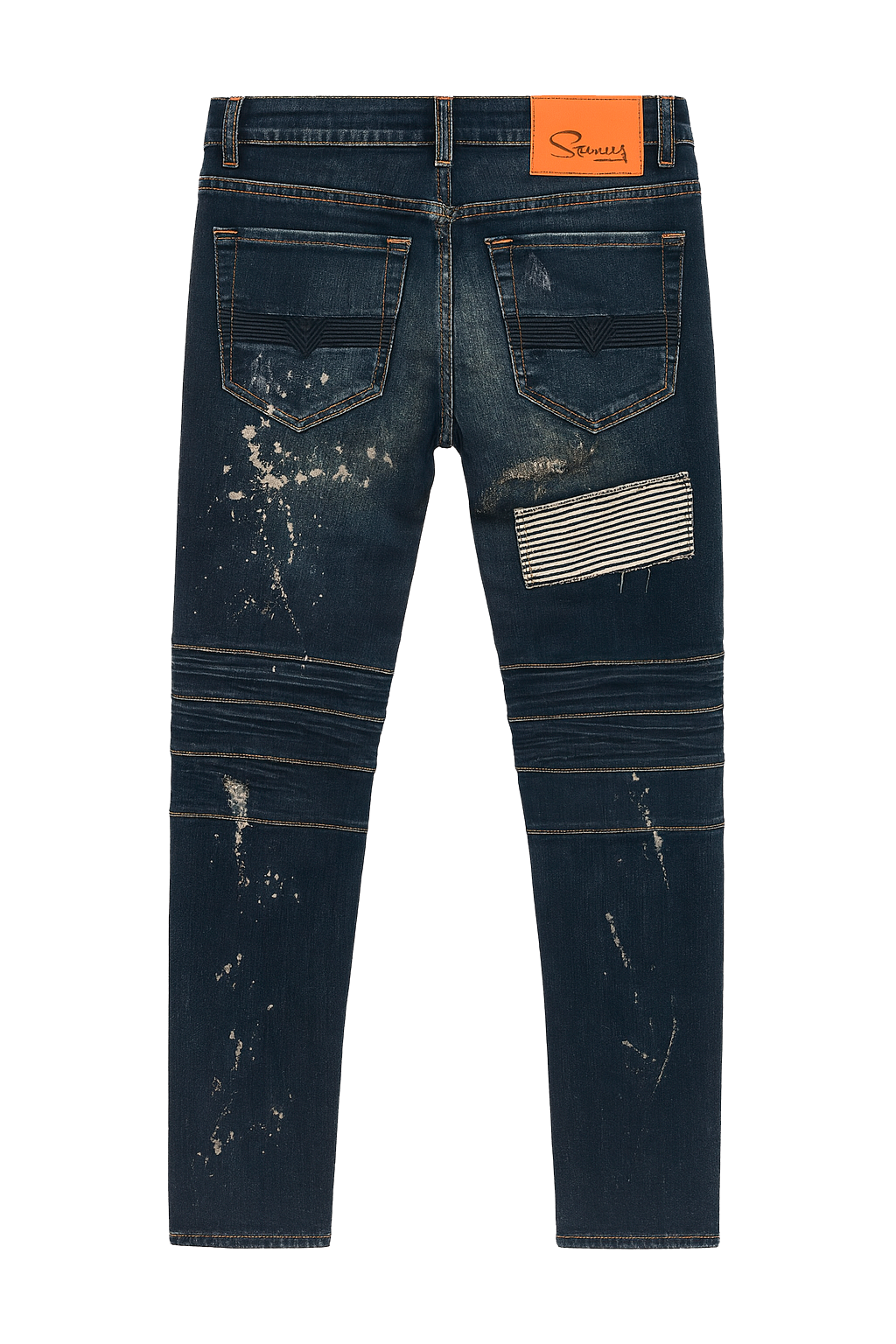 STONERS VINTAGE JEANS DENIM PANTS INDIGO - RUGGED