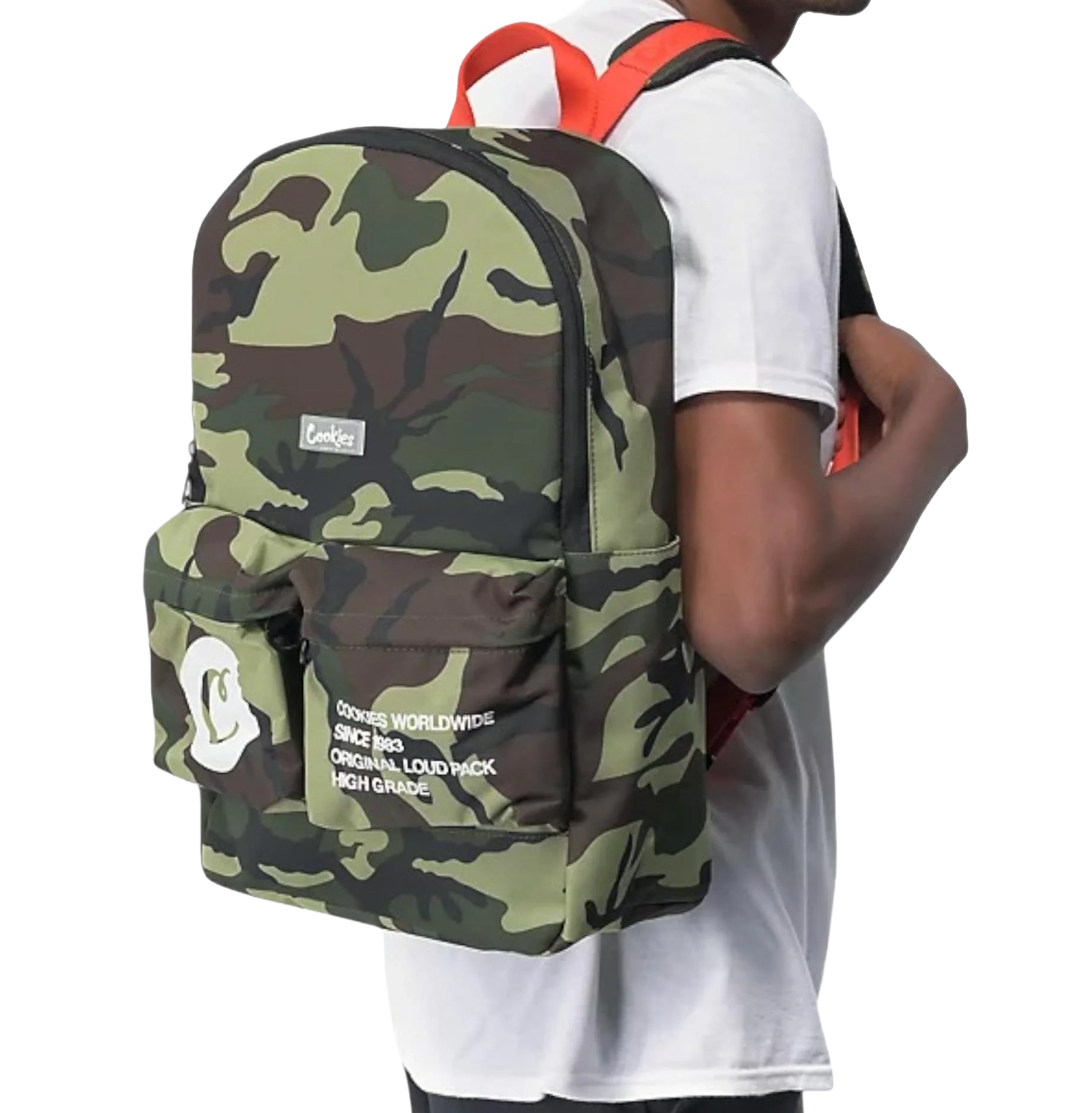 COOKIES SMELL PROOF BACKPACK GREEN CAMO - ORION