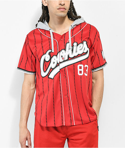 COOKIES ASSORTED BASEBALL HOODED JERSEY ASST - 1558K6005