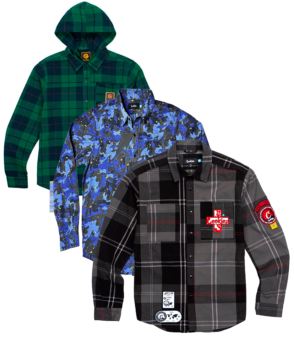 COOKIES ASSORTED L/S BUTTON DOWNS ASST - CKELBD