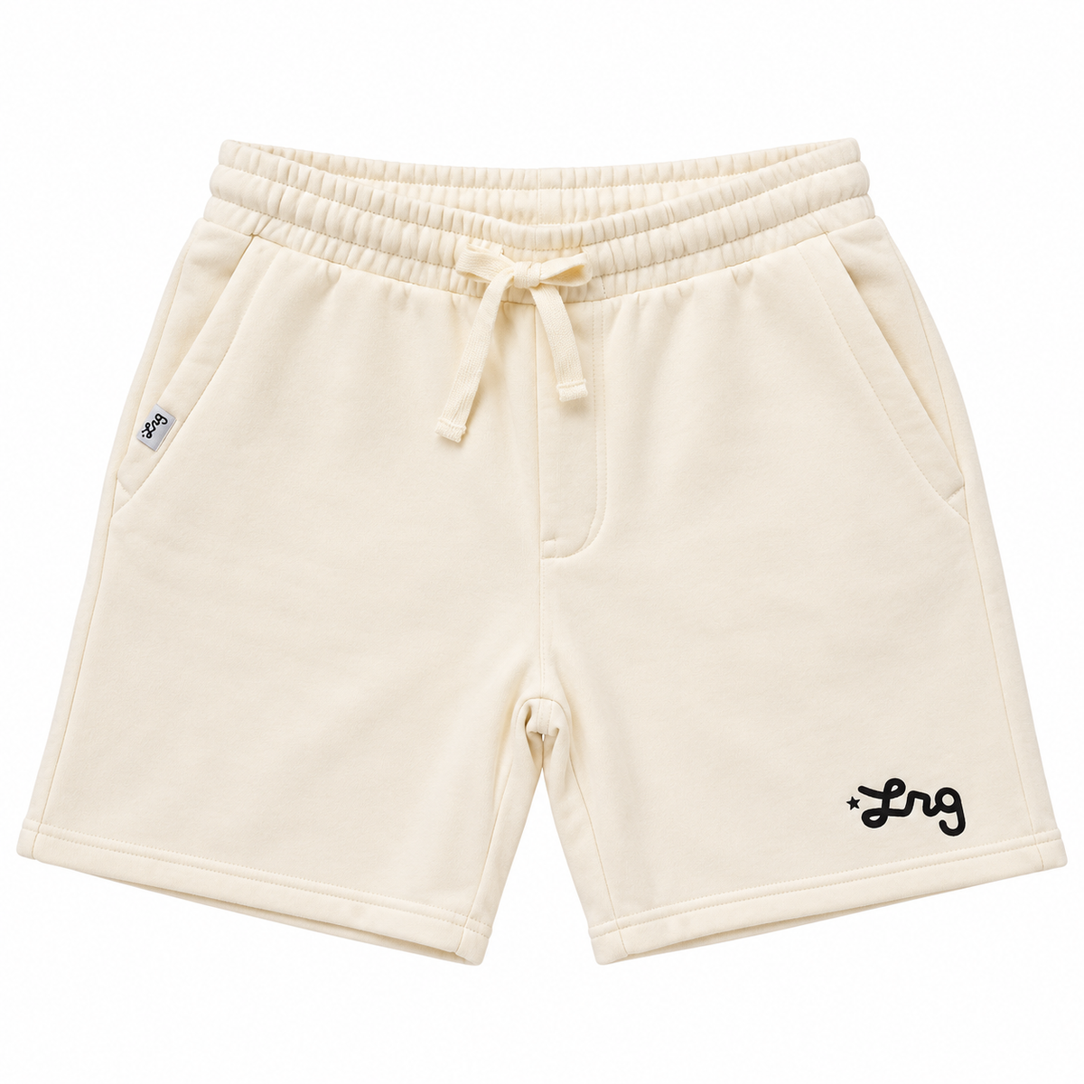 LRG GRAPHIC FLEECE SWEATSHORTS OFF WHITE - L43MMBSXX