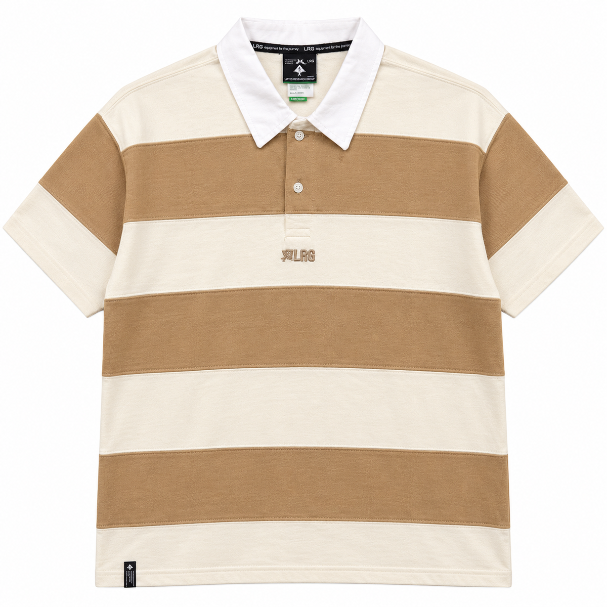 LRG S/S POLO T-SHIRT CREAM - L3V7MSCXX
