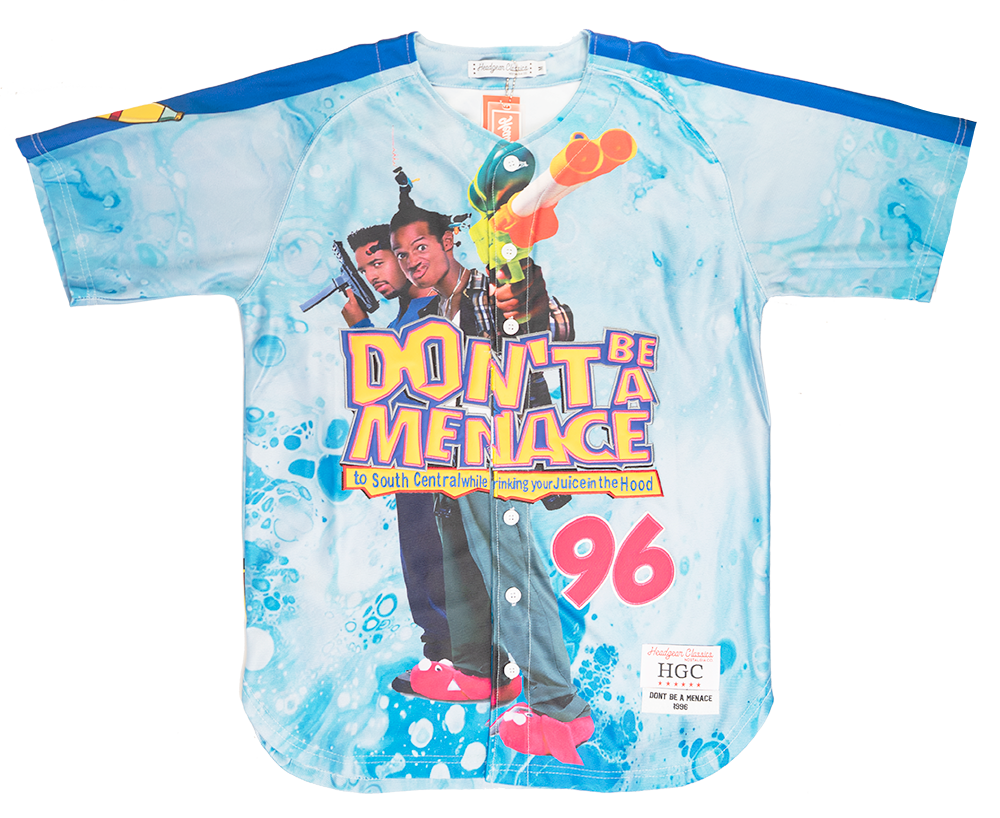 HEADGEAR DONT BE A MENACE BASEBALL JERSEY MULTI - HGC117-BAJ-01