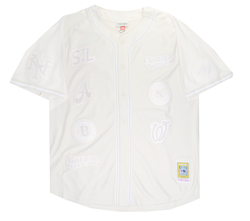 HEADGEAR NEGRO LEAGUE COLLAGE BASEBALL JERSEY SAND - HGNL166-BAJ-07