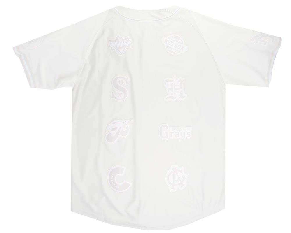 HEADGEAR NEGRO LEAGUE COLLAGE BASEBALL JERSEY SAND - HGNL166-BAJ-07