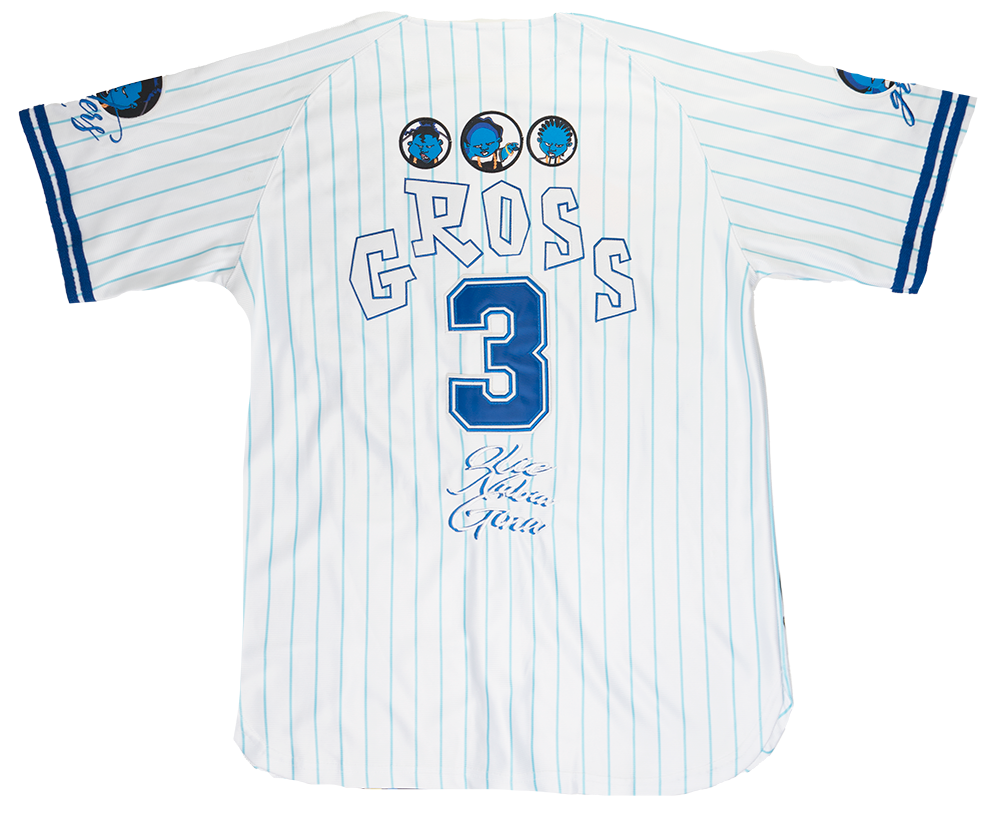 HEADGEAR PROUD FAMILY BASEBALL JERSEY WHITE - HGA007X-BAJ-13