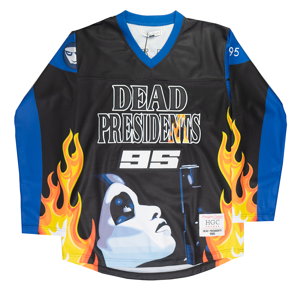 HEADGEAR DEAD PRESIDENTS HOCKEY JERSEY BLACK - HGC053-HKYJ-07