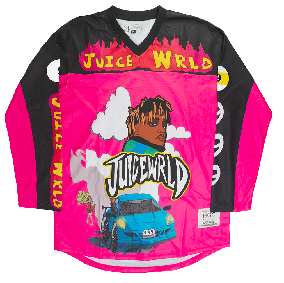 HEADGEAR JUICE WORLD HOCKEY JERSEY PINK - HGC053-HKYJ-16