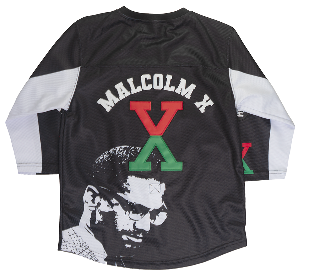 YOUTH HEADGEAR MALCOLM X HOCKEY JERSEY BLACK - HGC053-YHKY-03
