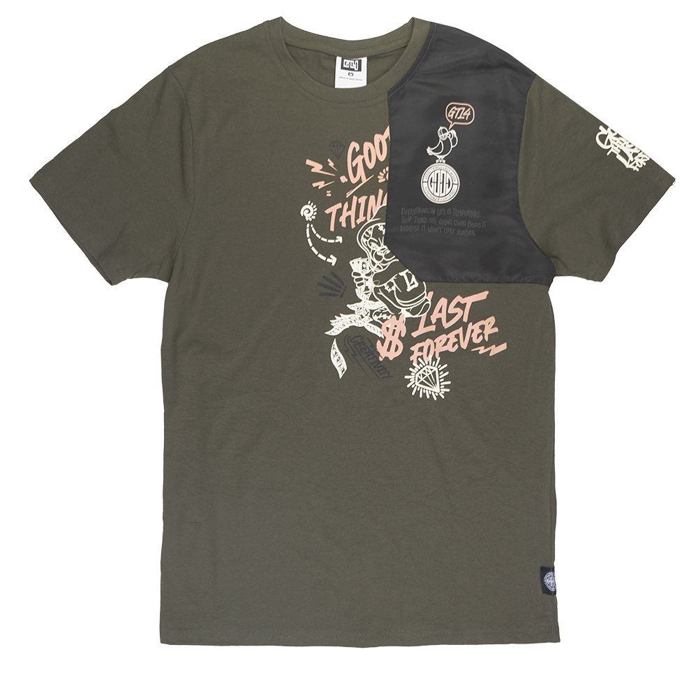 GTL4 GRAPHIC T-SHIRT OLIVE - G241D-1307