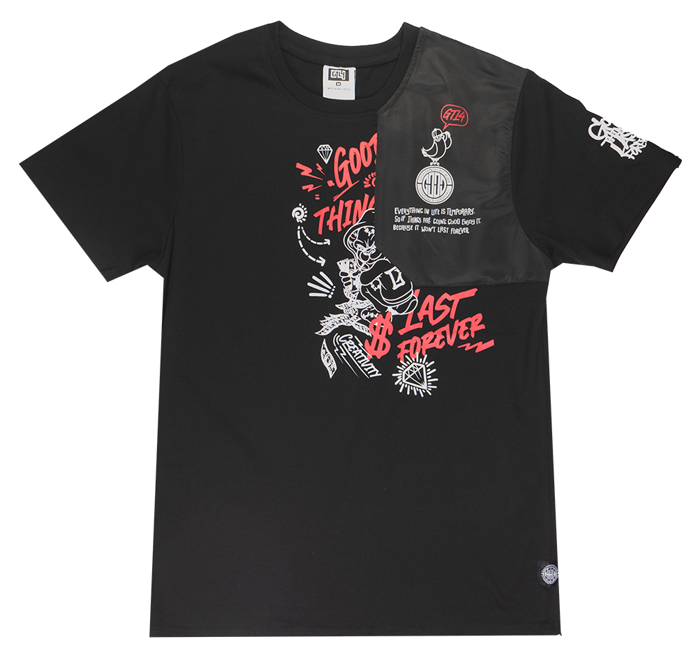 GTL4 GRAPHIC T-SHIRT BLACK - G241D-1307