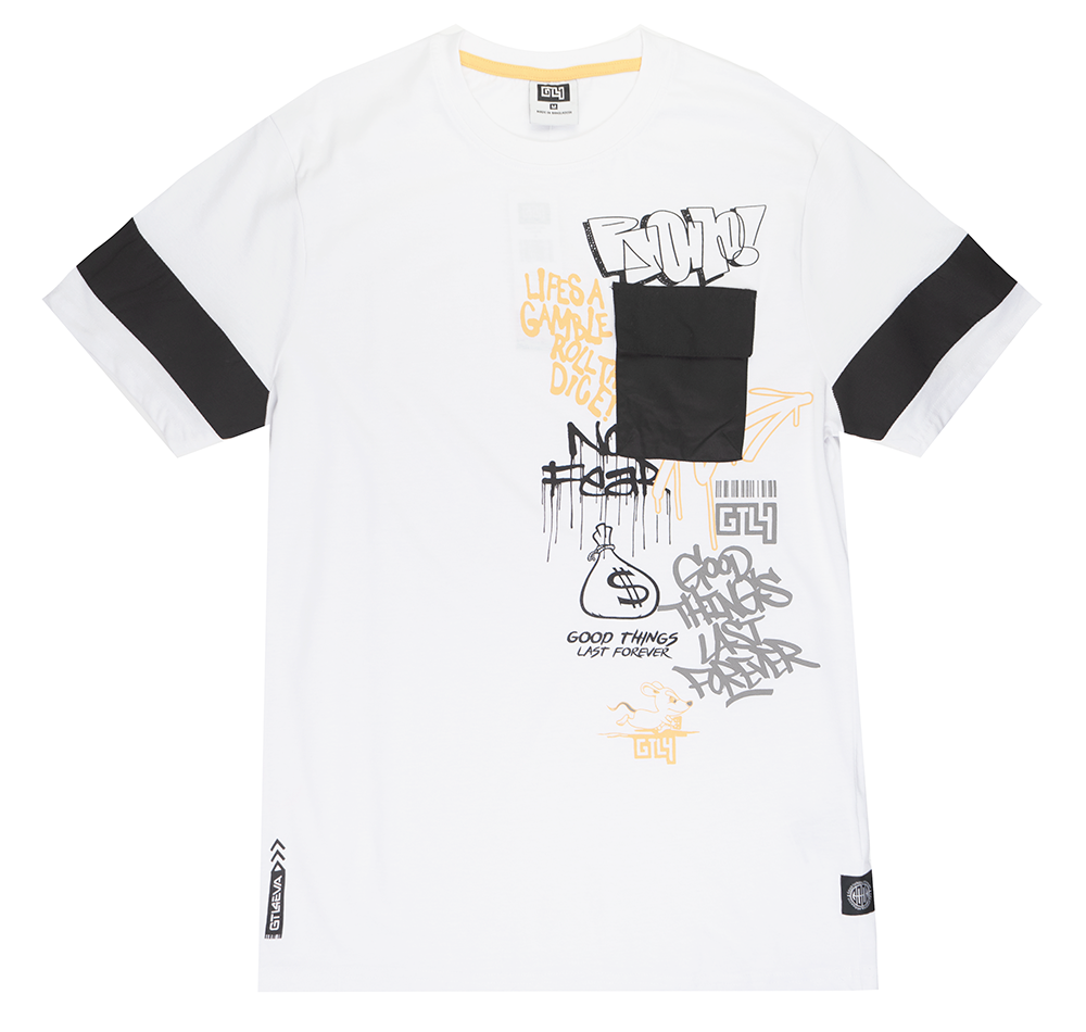 GTL4 POCKET T-SHIRT WHITE - G241A-1303