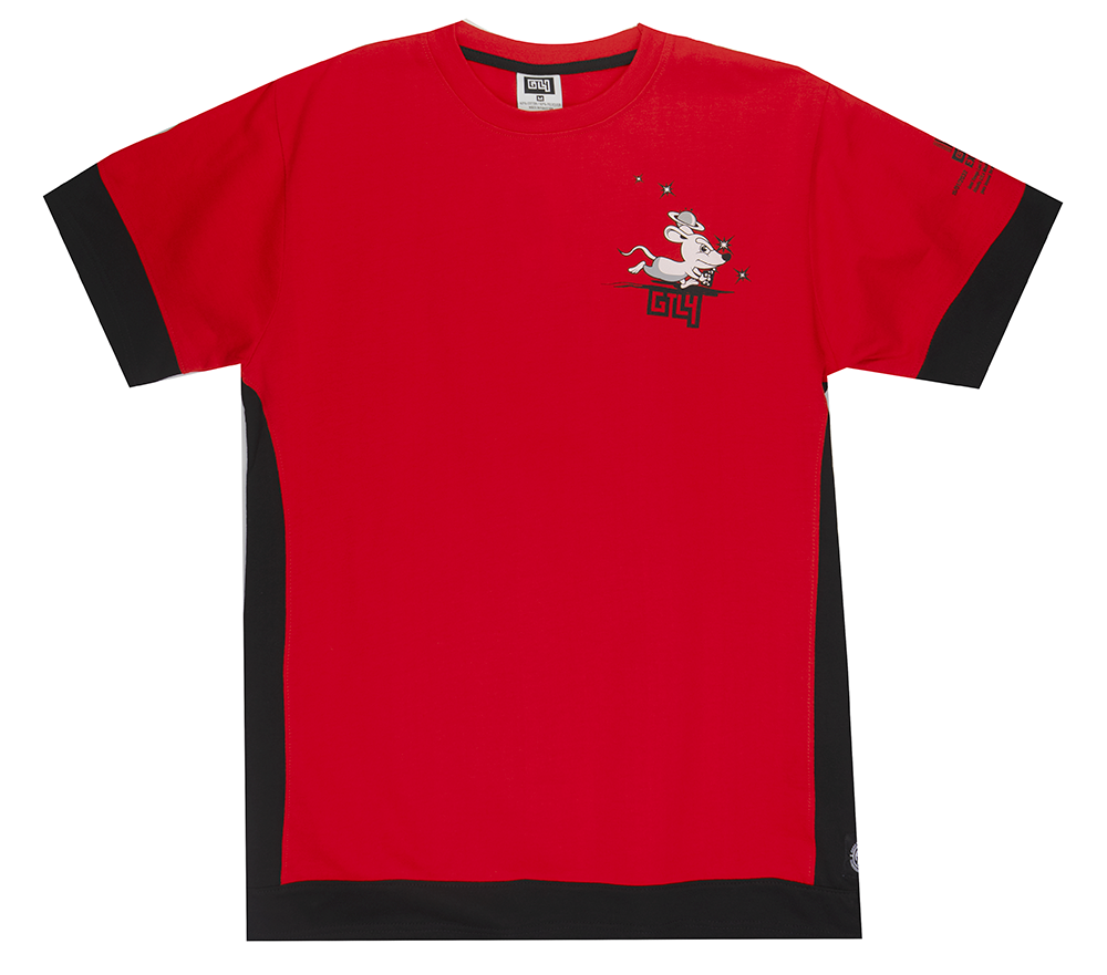 GTL4 GRAPHIC T-SHIRT RED - G241A-1203