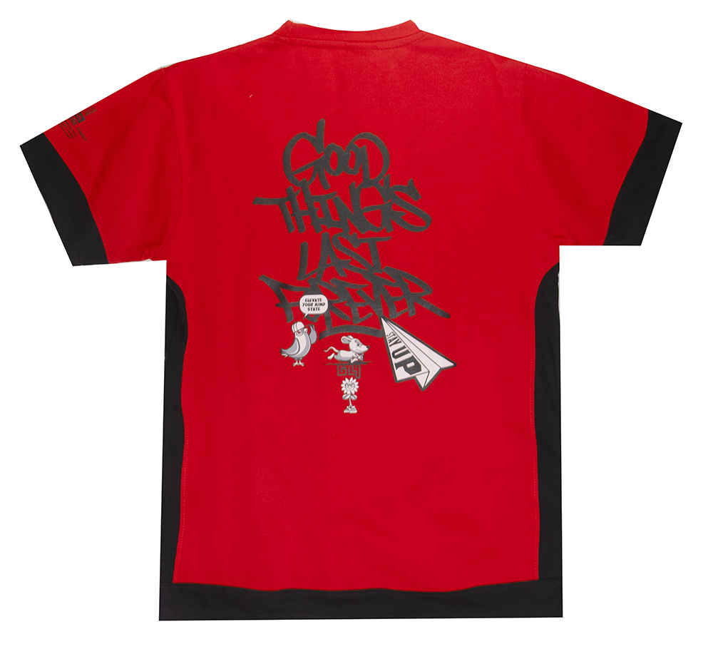 GTL4 GRAPHIC T-SHIRT RED - G241A-1203