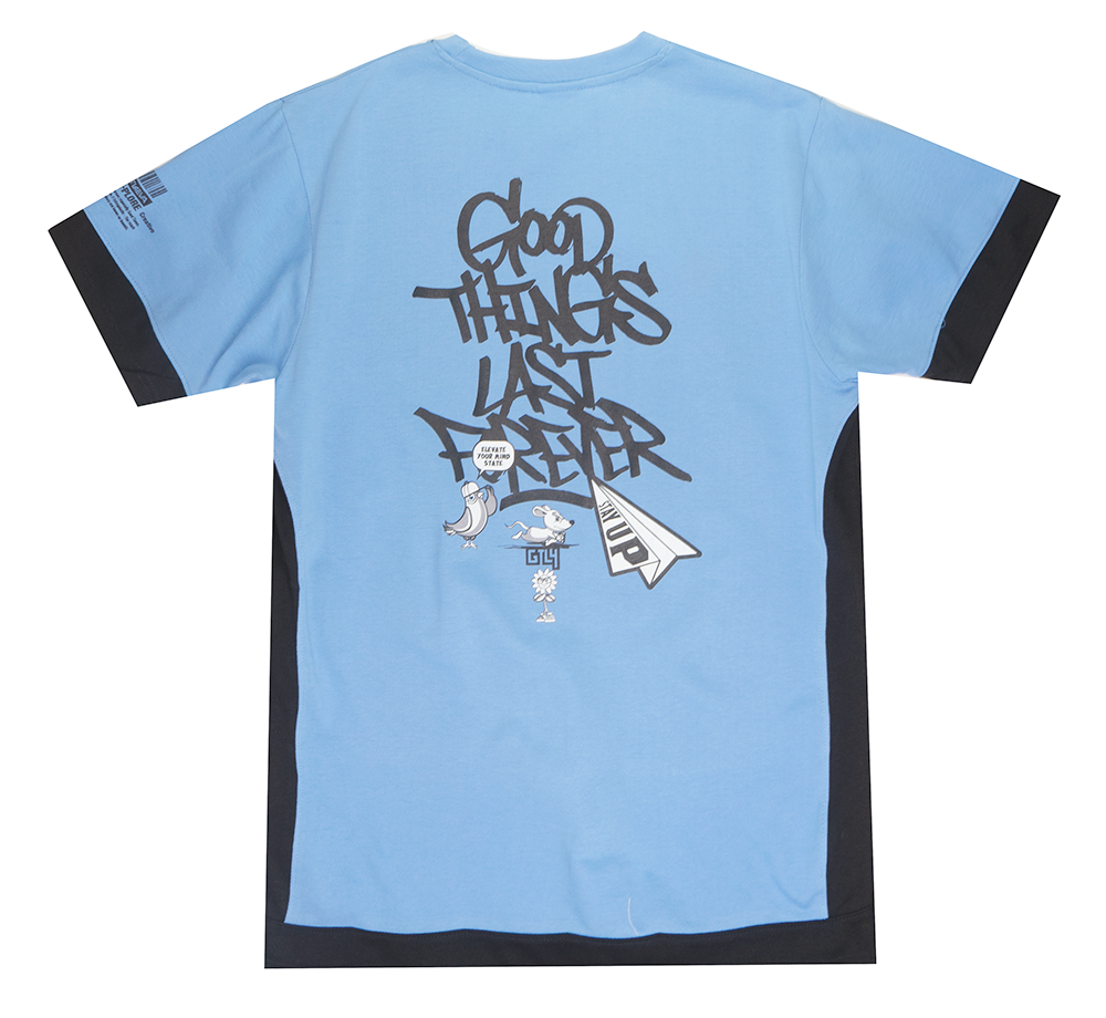 GTL4 GRAPHIC T-SHIRT SKY BLUE - G241A-1203