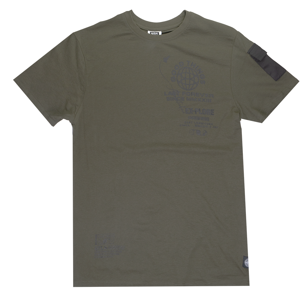 GTL4 GRAPHIC T-SHIRT OLIVE - G241D-1306