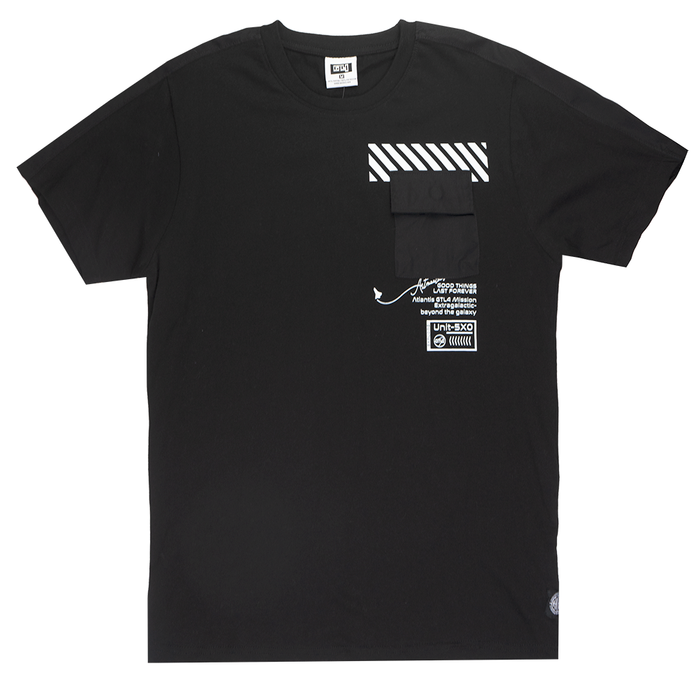 GTL4 POCKET T-SHIRT BLACK - G231C-3100