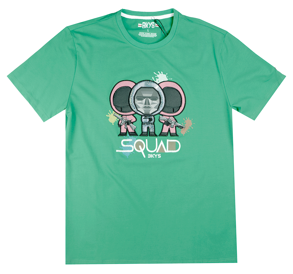 BKYS GRAPHIC T-SHIRT GREEN - T509