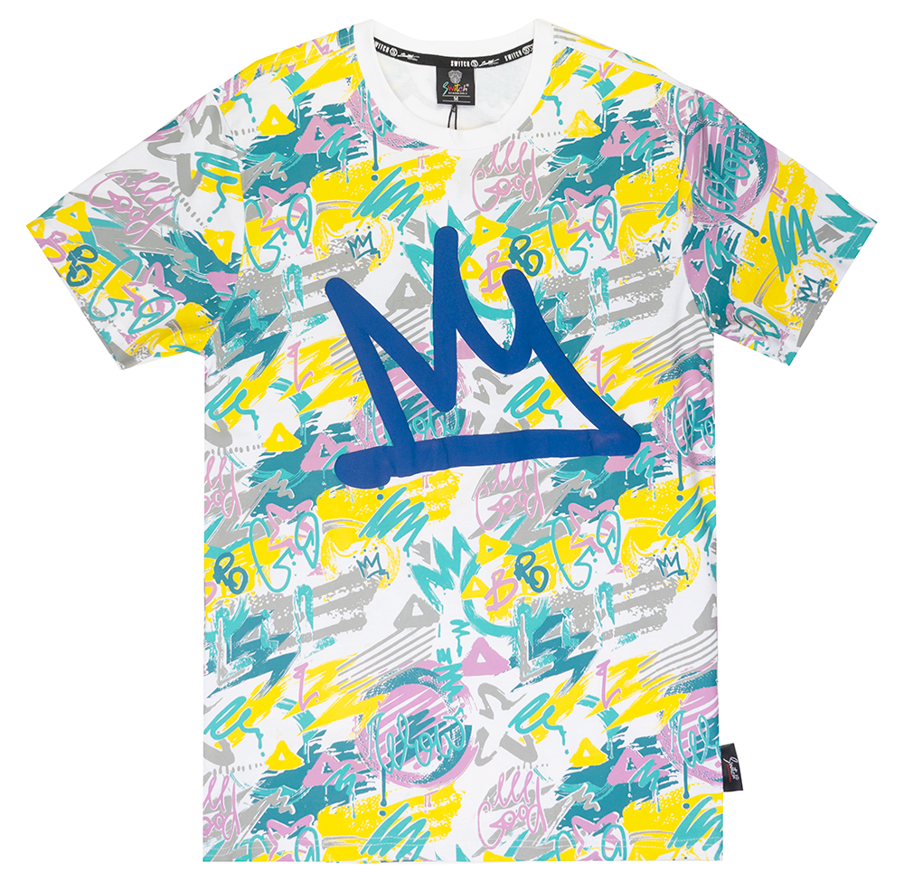 SWITCH GRAPHIC T-SHIRT WHITE - SS2104