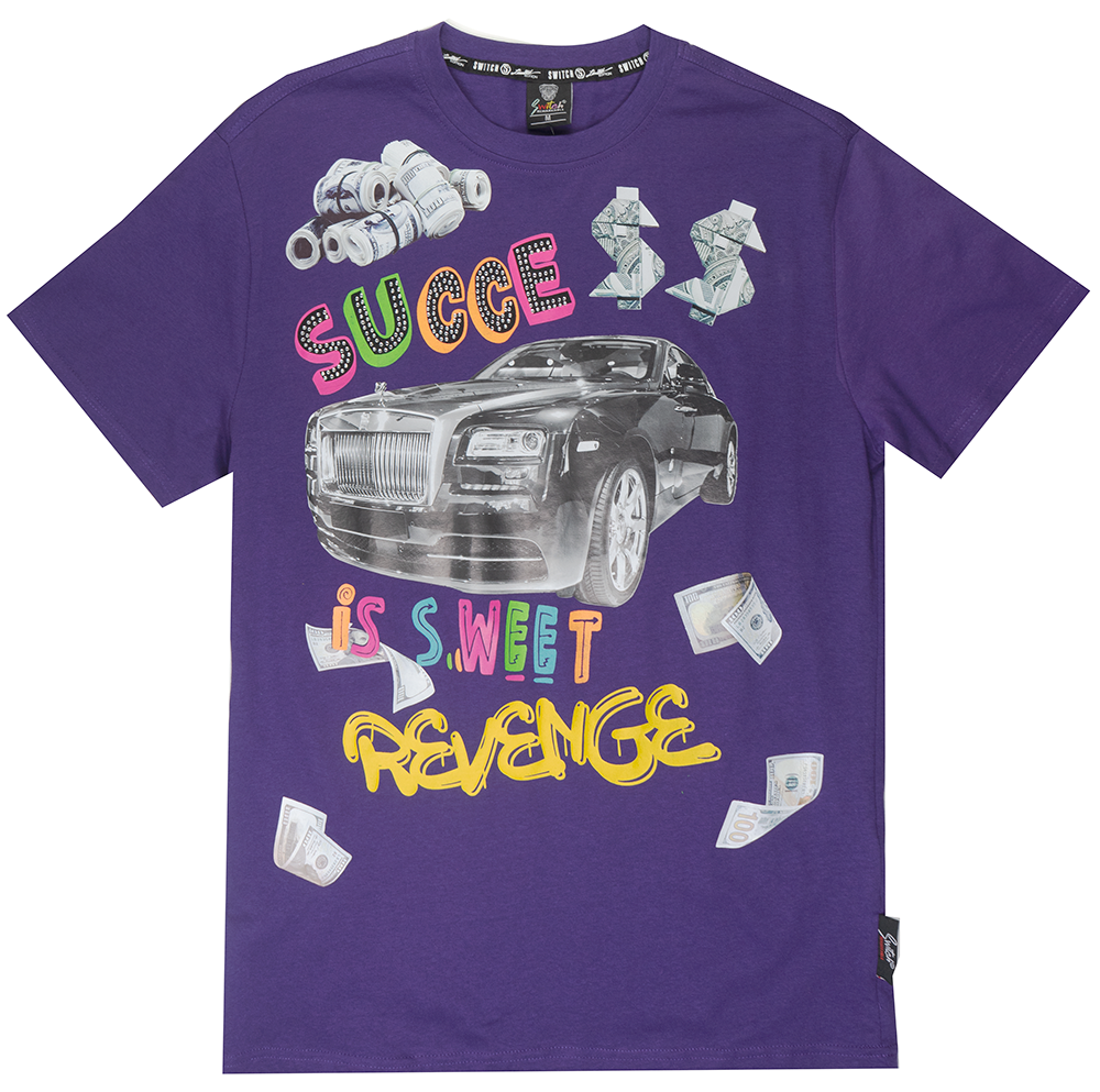 SWITCH GRAPHIC T-SHIRT PURPLE - SS2132