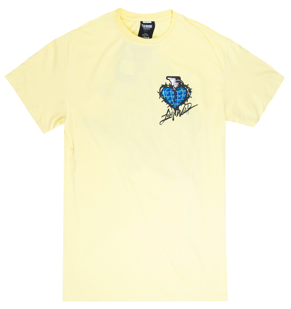 GENUINE GRAPHIC T-SHIRT LIGHT YELLOW - GN3053