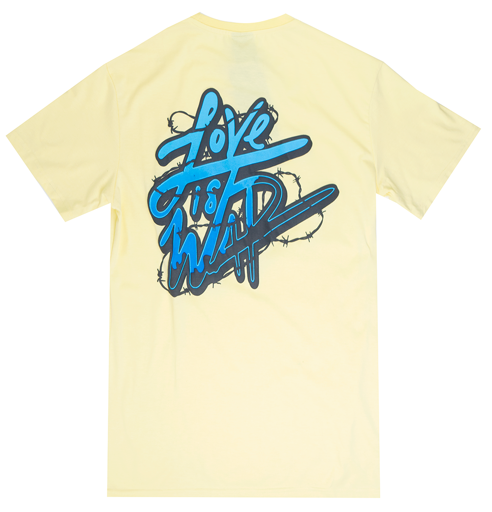 GENUINE GRAPHIC T-SHIRT LIGHT YELLOW - GN3053