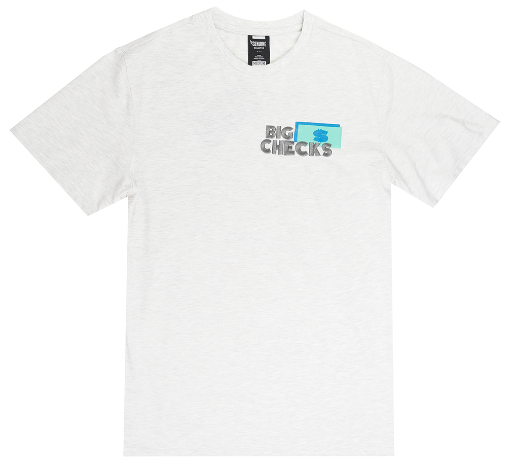 GENUINE GRAPHIC T-SHIRT LIGHT GREY - GN3204