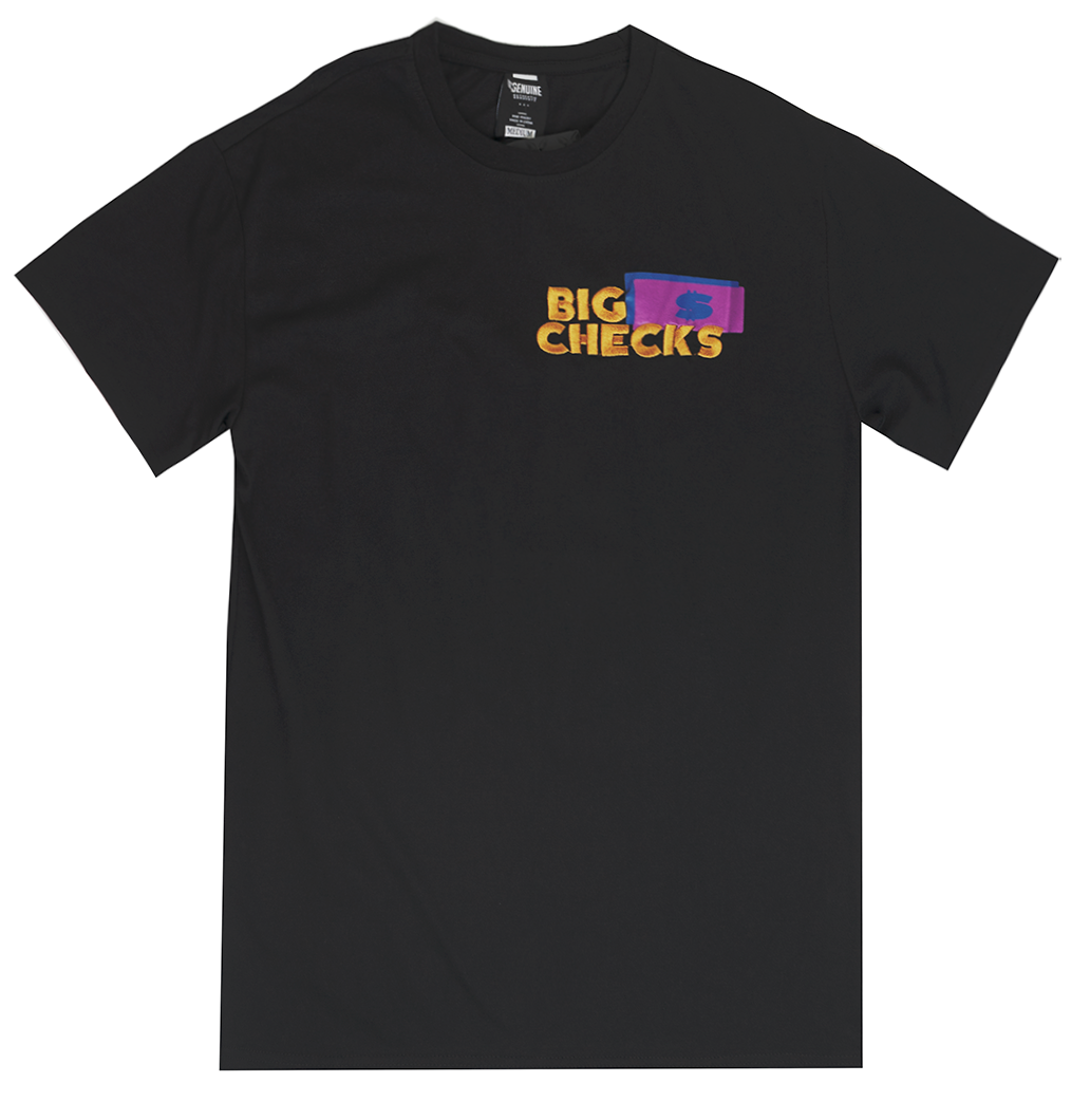 GENUINE GRAPHIC T-SHIRT BLACK - GN3204