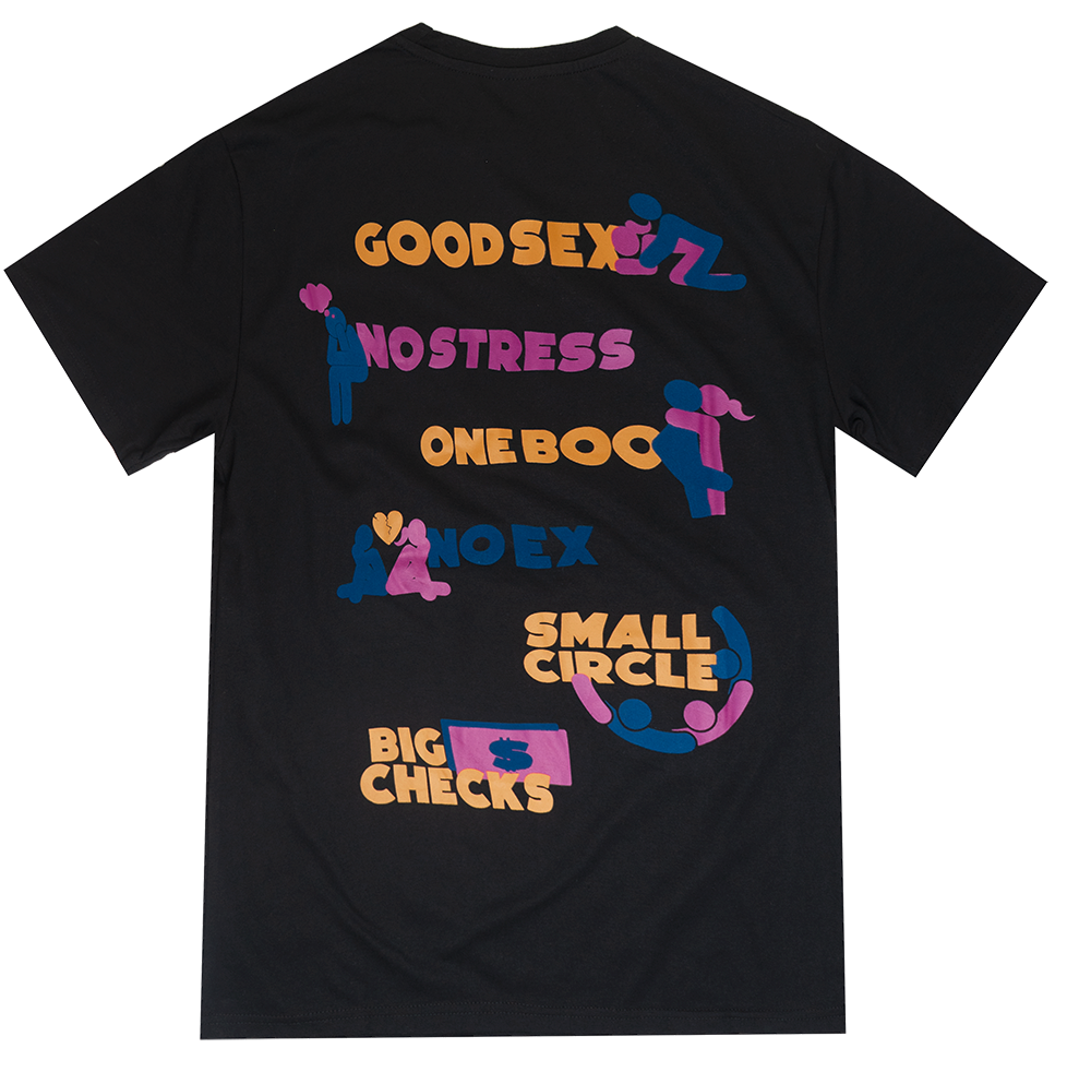 GENUINE GRAPHIC T-SHIRT BLACK - GN3204
