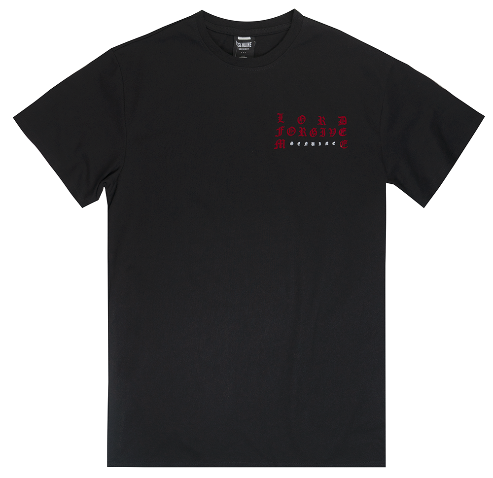 GENUINE GRAPHIC T-SHIRT BLACK - GN3042