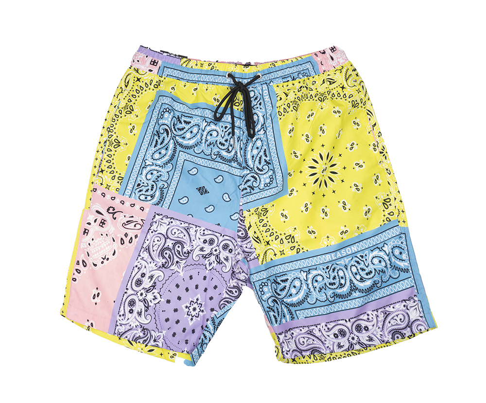 REASON GRAPHIC SWIM SHORTS MULTI - AZSW-031