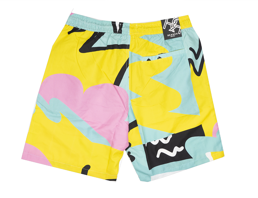 REASON GRAPHIC SWIM SHORTS MULTI - AZSW-030 - Steal Deal