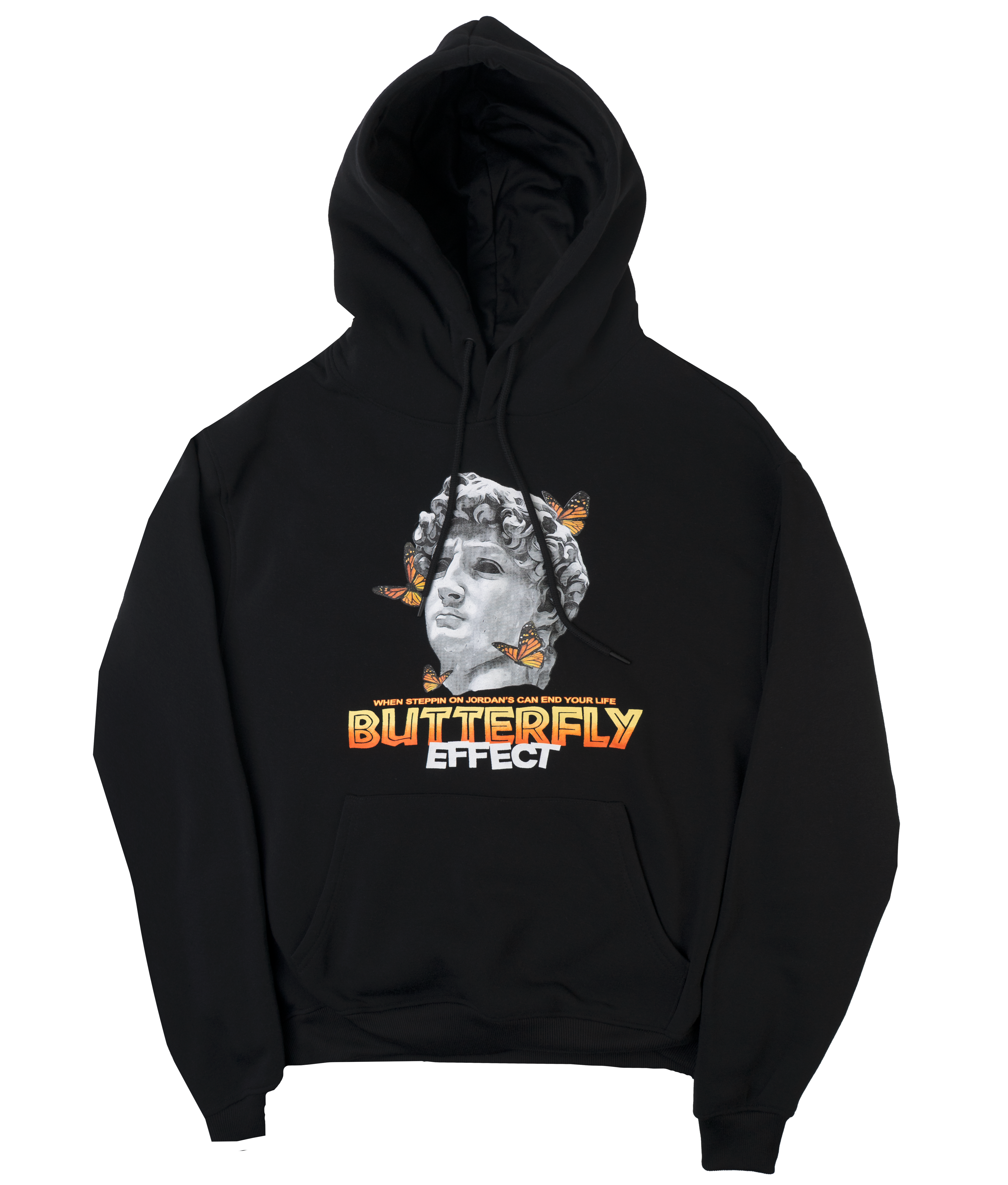 GENUINE GRAPHIC HOODIE BLACK - GN3267