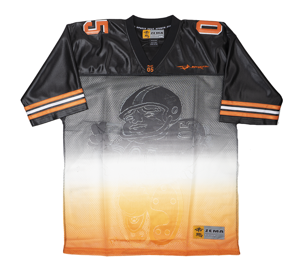 ZEMA MC PLAYERS FOOTBALL JERSEY BLK/ORNG/WHT - 2008PL - Steal Deal