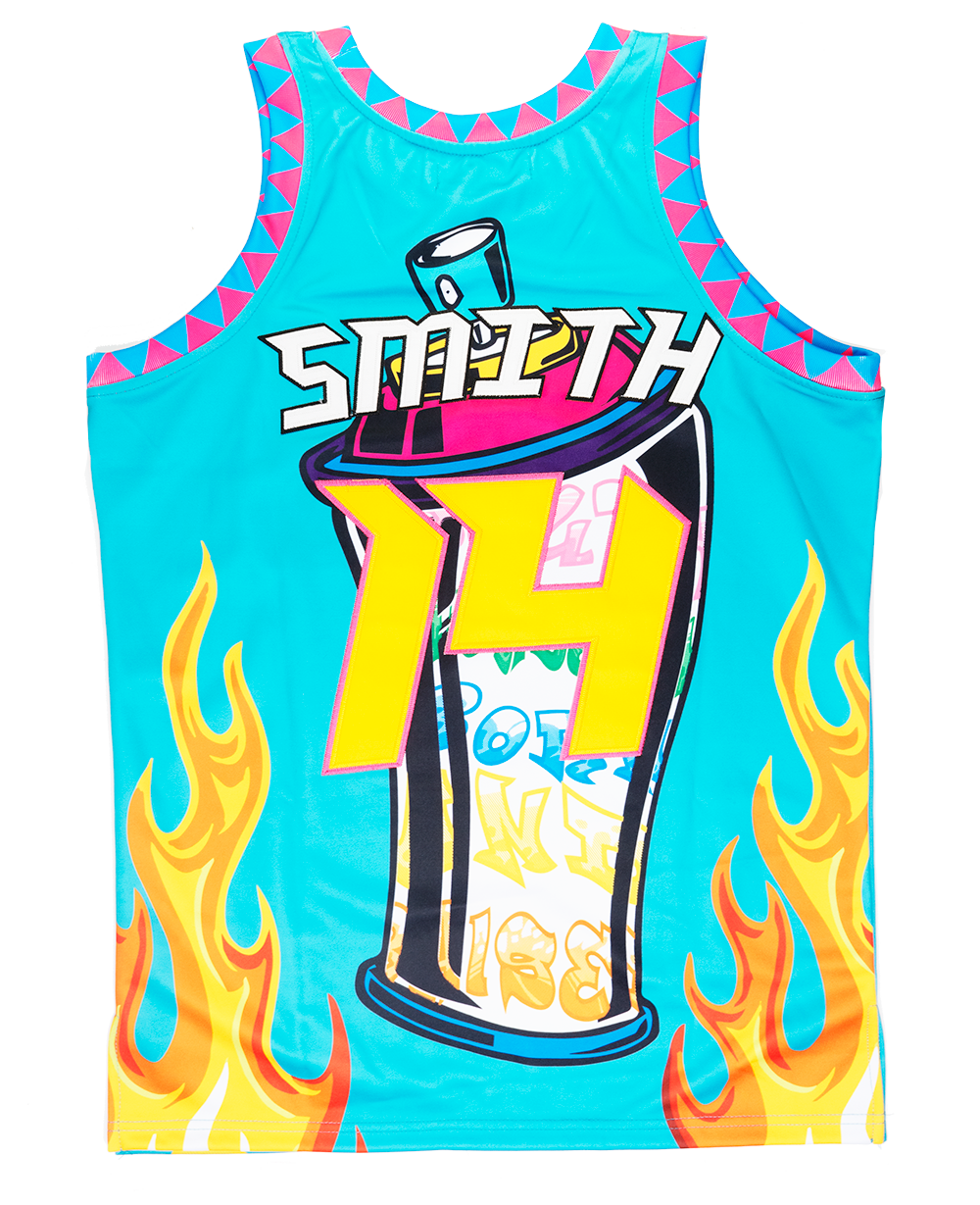 HEADGEAR ASSORTED FRESH PRINCE BASKETBALL JERSEY ASST - HGC-BBJ-FRP