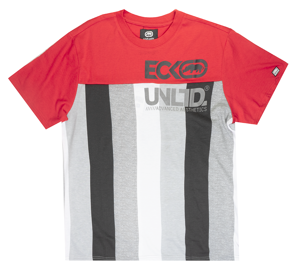ECKO UNLTD LOGO T-SHIRT TRUE ECKO RED - EO12K954