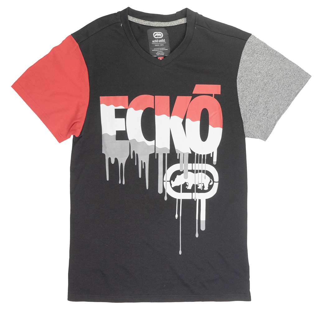 ECKO UNLTD LOGO T-SHIRT BLACK - EO12K969