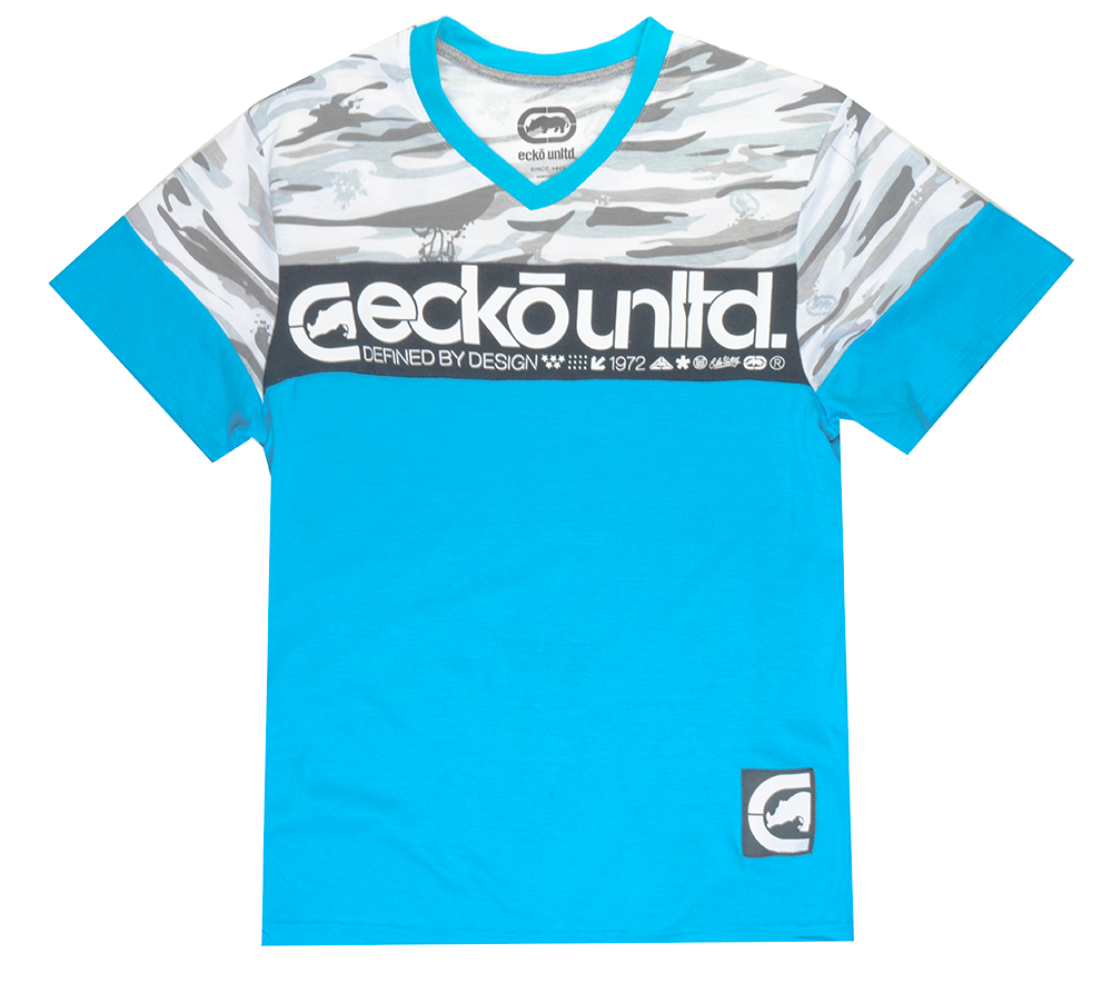 ECKO UNLTD LOGO T-SHIRT ATOMIC BLUE - EO31K806