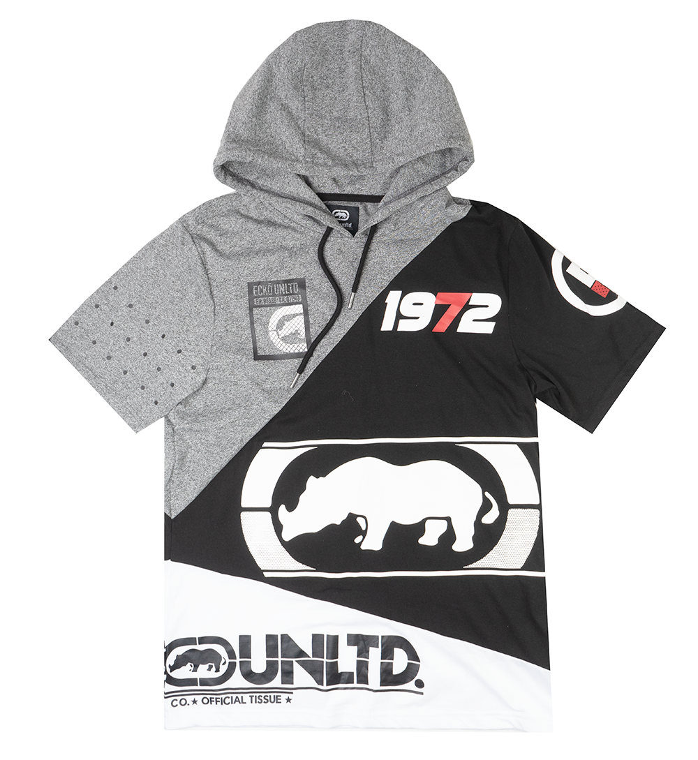 ECKO UNLTD LOGO T-SHIRT GREY MARLED - EO12K813