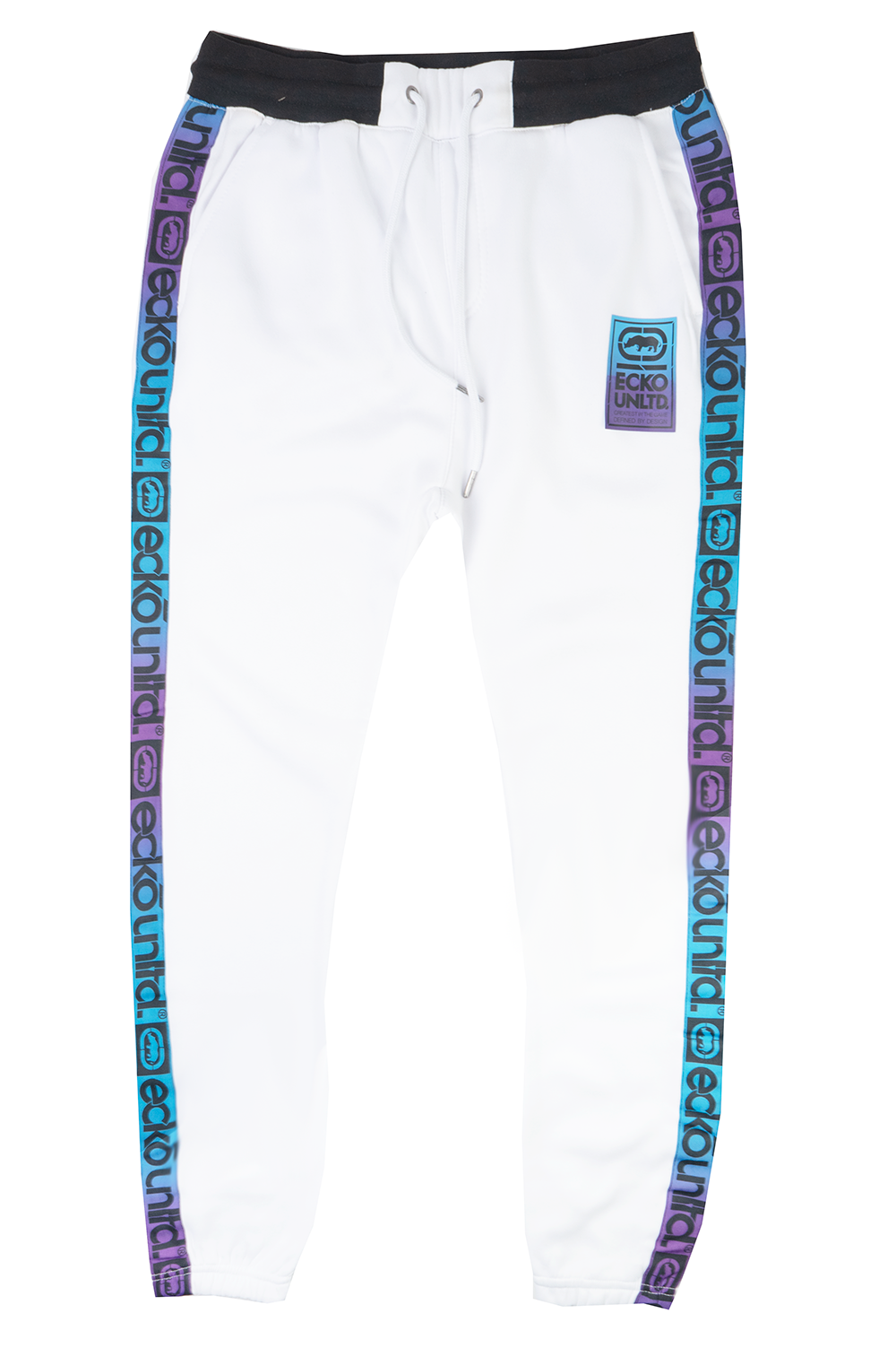 MARC ECKO JOGGER PANTS WHITE/BLUE - EO12G727
