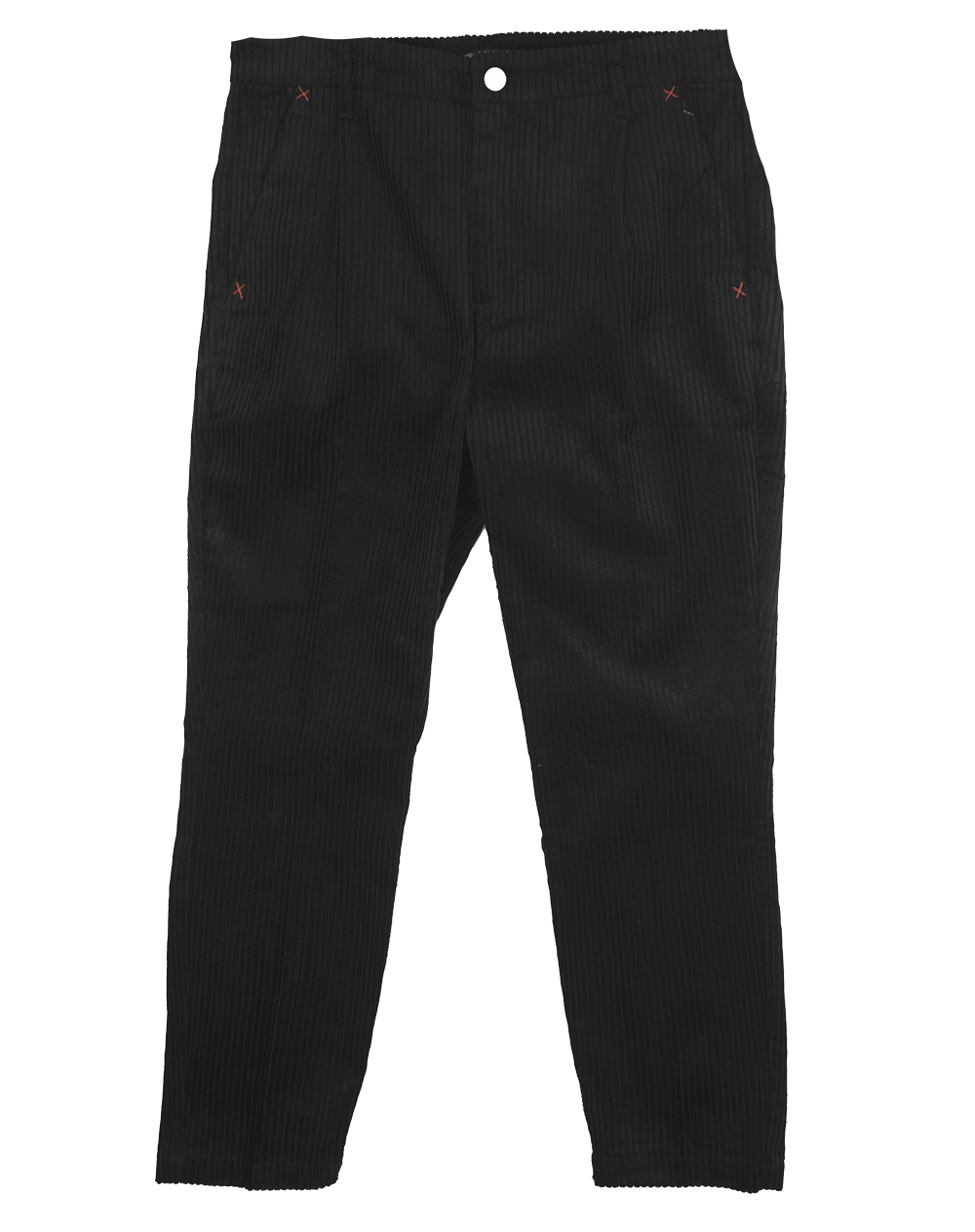 ELWOOD CORDUROY PANTS BLACK - WMEMB027476