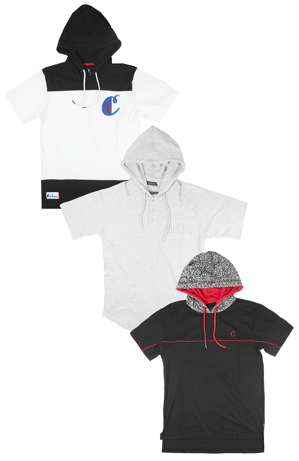 COOKIES ASSORTED S/S HOODIE ASST - CKESHD
