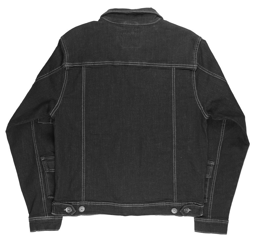R3BEL DENIM CARGO JACKET BLACK - 632-515